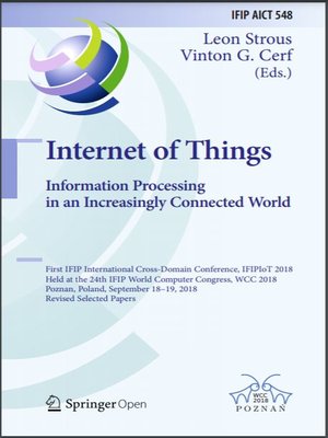 cover image of Internet of Things. Information Processing in an Increasingly Connected World